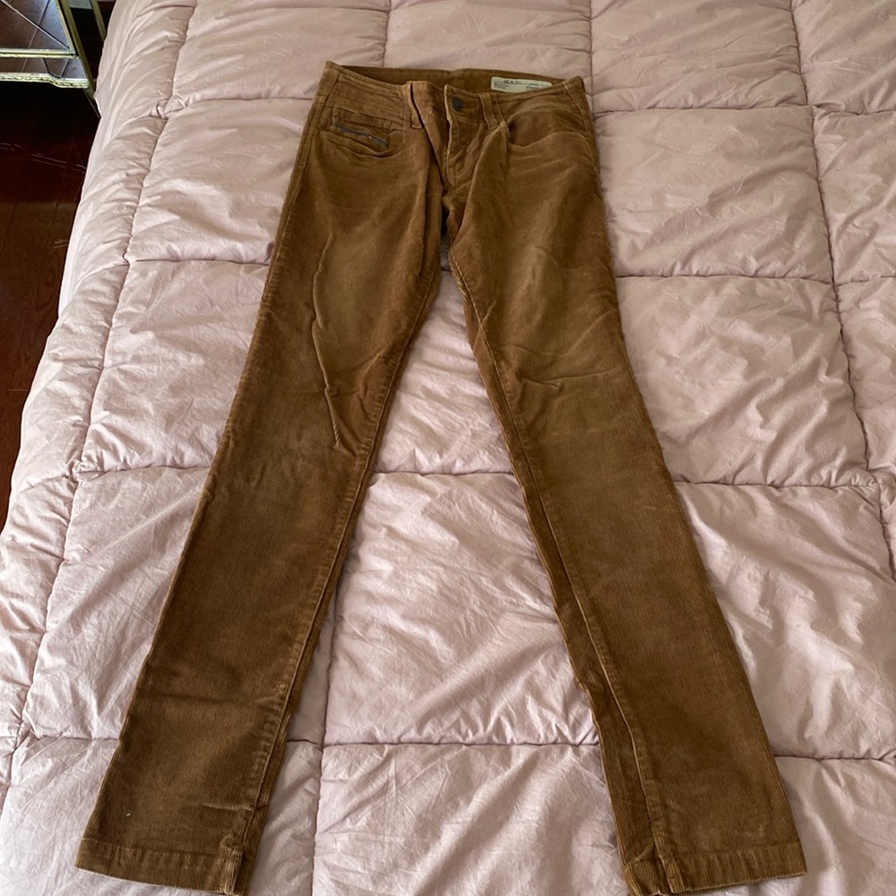 Diesel Women’s Corduroys, Size 25, light brown